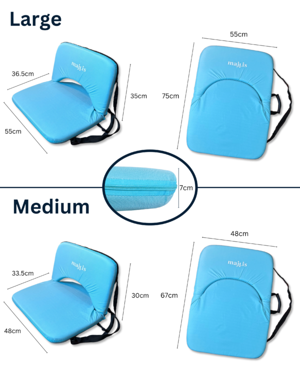 Baby Blue Floor Chair - Image 6