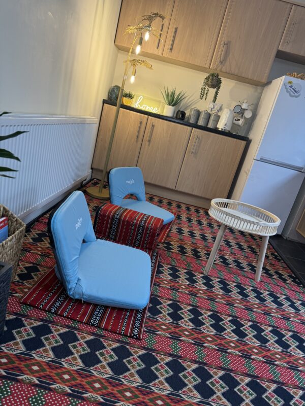 Baby Blue Floor Chair - Image 11
